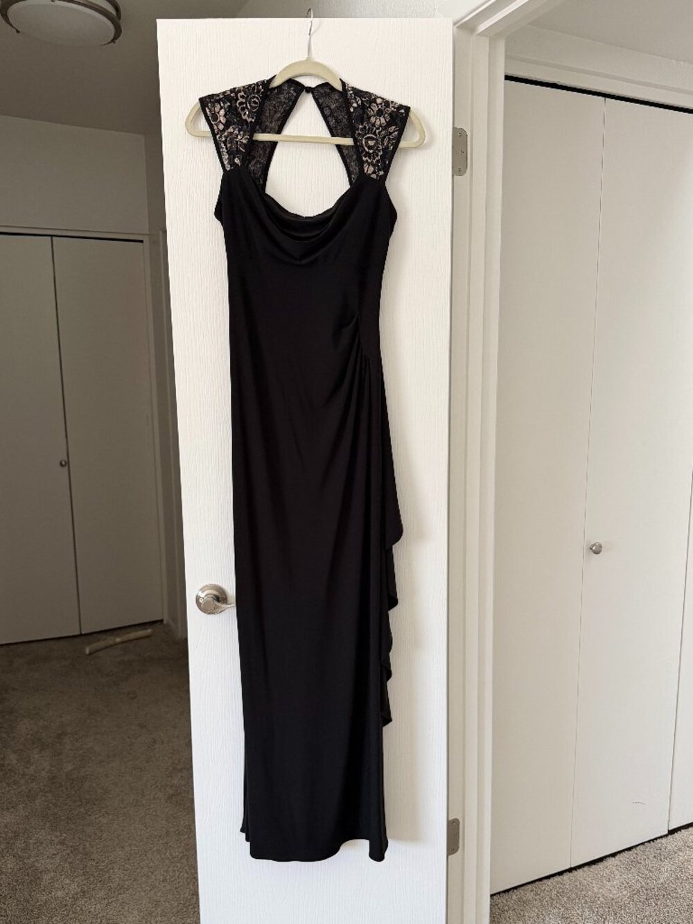 R&M Richards Black Evening Dress